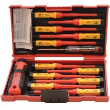 Σετ Κασετίνα με Κατσαβίδια 13τεμ. VDE Μόνωση 1000V 598024